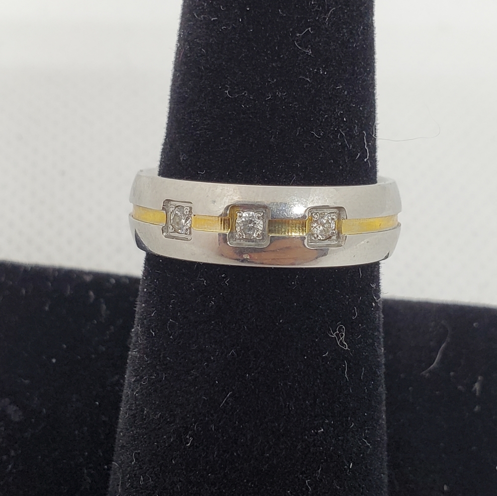 Spike stainless steel ring